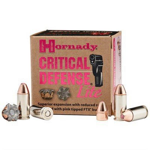 HORNADY Critical Defense Lite FTX Handgun Ammunition
