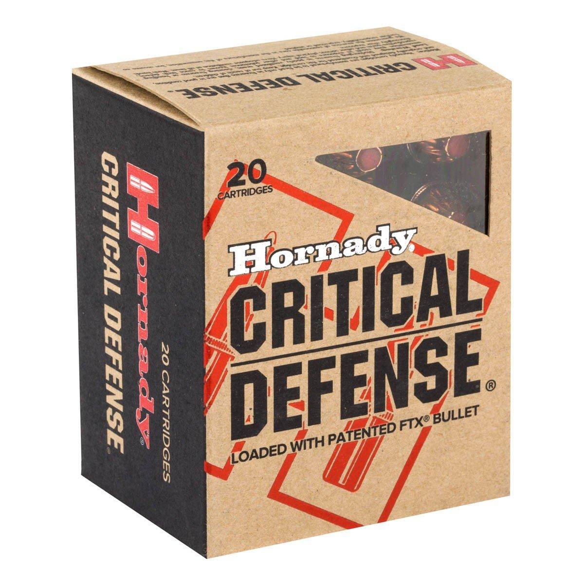 Hornady Critical Defense FTX 44 Special Handgun Ammunition 20 Round Box