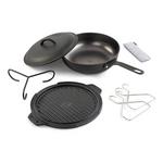 GSI Outdoors Guidecast 10" Cast Iron Cookset - Thumbnail 1 of 5