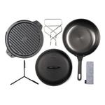 GSI Outdoors Guidecast 10" Cast Iron Cookset - Thumbnail 2 of 5