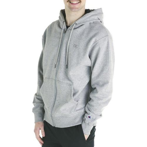 Men's Champion Powerblend Full Zip Hoodie - Primary Image