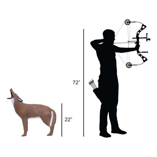 Delta Mckenzie Howling Coyote 3D Archery Target - Primary Image