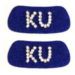 Spirit Gear Kansas Jayhawks 2pk. Bling Eyeblack Sticker - Thumbnail 2 of 2