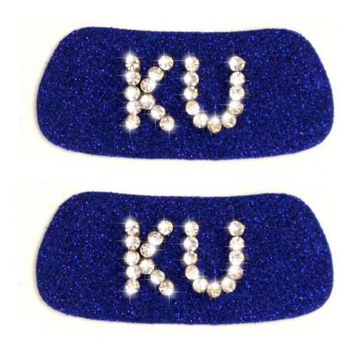 Spirit Gear Kansas Jayhawks 2pk. Bling Eyeblack Sticker - Primary Image