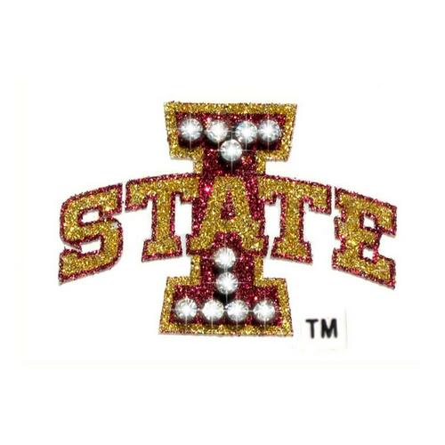 Spirit Gear Iowa State Cyclones Rhinestone Face Sticker - Primary Image