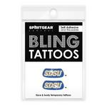 Spirit Gear South Dakota State Jackrabbits 2pk. Bling Eyeblack Sticker - Thumbnail 1 of 2