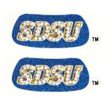 Spirit Gear South Dakota State Jackrabbits 2pk. Bling Eyeblack Sticker - Thumbnail 2 of 2
