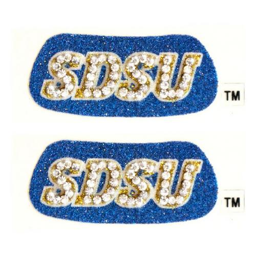 Spirit Gear South Dakota State Jackrabbits 2pk. Bling Eyeblack Sticker - Primary Image
