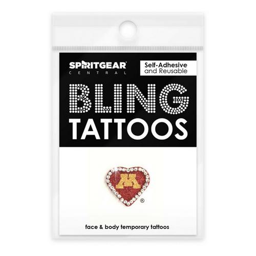 Spirit Gear Minnesota Golden Gophers Rhinestone Face Sticker - Primary Image