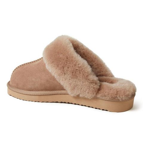 Women's Dearfoams Sydney Genuine Shearling Scuff Slippers - Primary Image