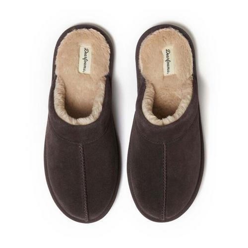 Men's Dearfoams Kirk Genuine Suede Scuff Slippers - Primary Image