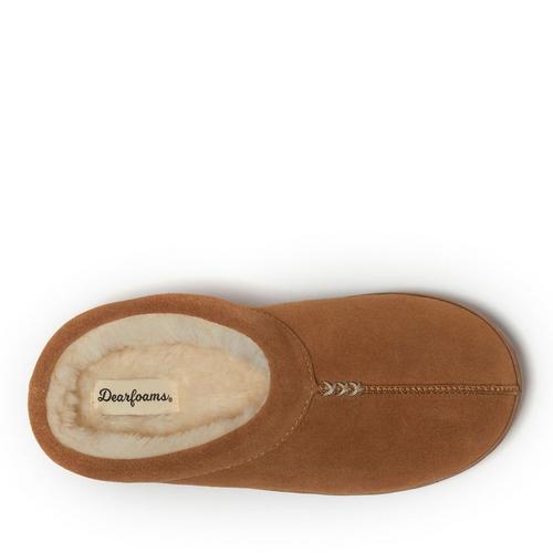 Women's Dearfoams Doreen Genuine Suede Prayer Seam Clogs - Primary Image