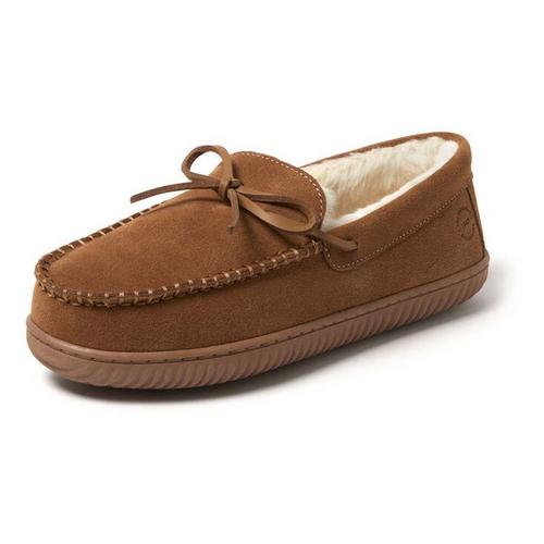 Men's Dearfoams Douglas Genuine Suede Loafers - Primary Image