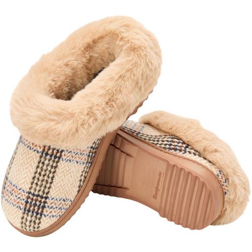 Women's Dearfoams Hannah Festive Knit Slippers - Primary Image