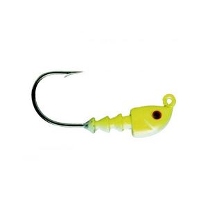 Chartreuse Flash - Bass Assassins JA Series Jigheads 4 pack