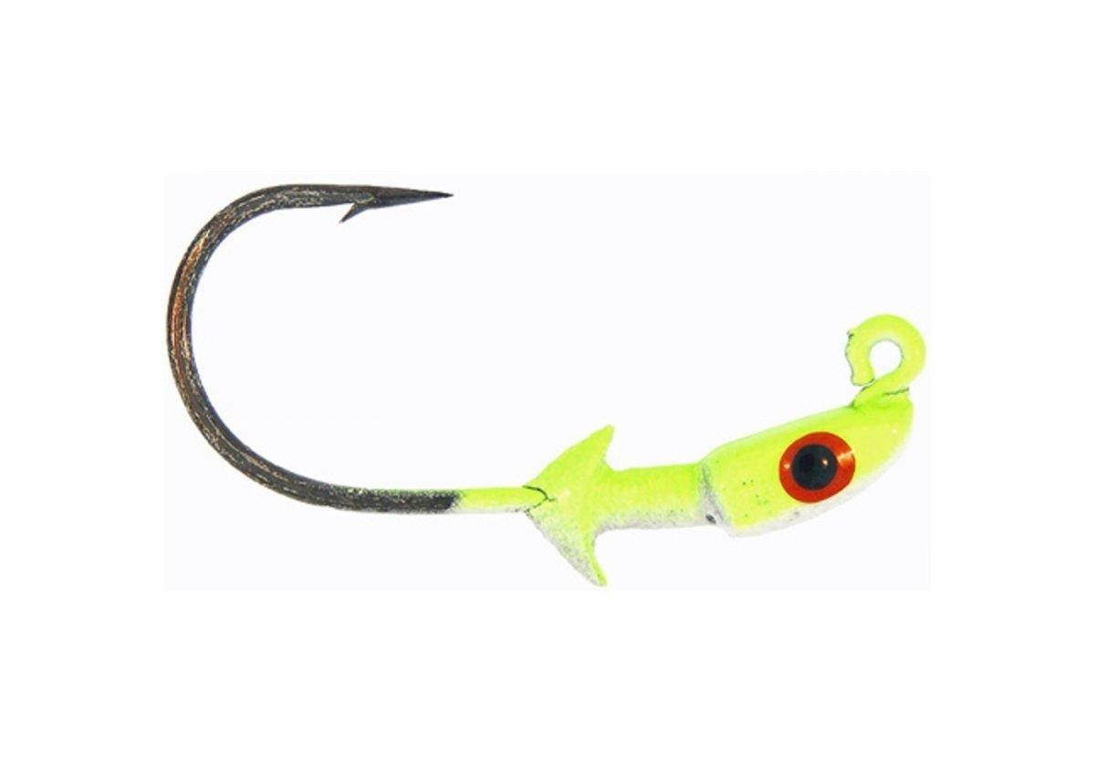 15598::Chartreuse - Bass Assassin Lures Pro Elite Jighead