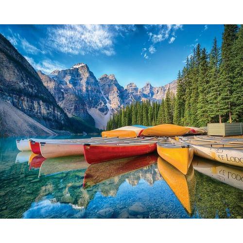 Springbok Calm Canoes 1000 Piece Jigsaw Puzzle - Primary Image
