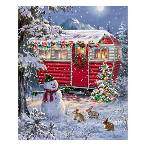 Springbok Snowy Retreat 1000 Piece Jigsaw Puzzle - Primary Image
