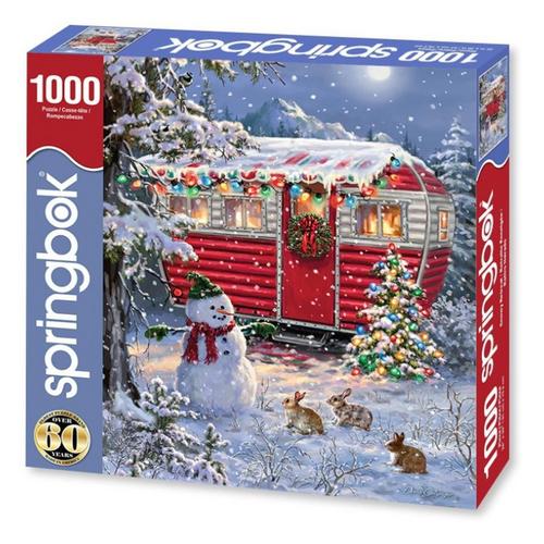 Springbok Snowy Retreat 1000 Piece Jigsaw Puzzle - Primary Image