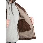 Men's Berne Apparel Berne Heartland Sherpa-Lined Washed Duck V-Neck Vest - Thumbnail 4 of 4