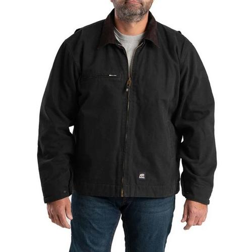 Men's Berne Apparel Highland Washed Gasoline Softshell Jacket - Primary Image