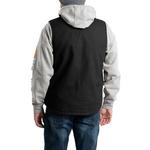 Men's Berne Apparel Berne Heartland Sherpa-Lined Washed Duck V-Neck Vest - Thumbnail 2 of 2