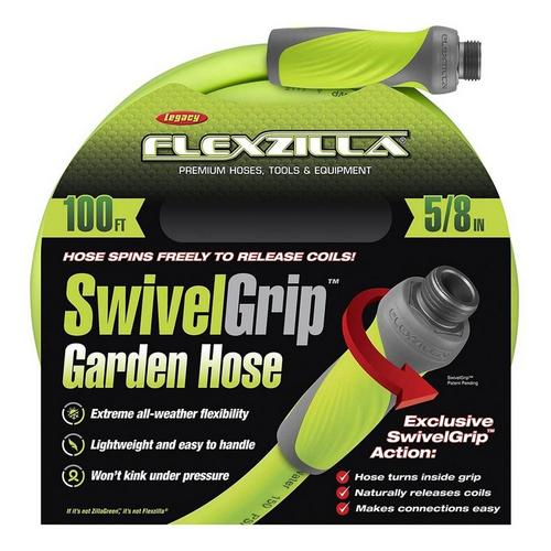 Legacy Flexzilla SwivelGrip 5/8 in. D X 100 ft. L Garden Hose Green - Primary Image