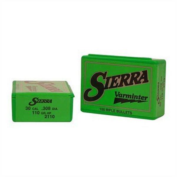 SIERRA BULLETS Sierra Varminter 30 Caliber Rifle Bullets