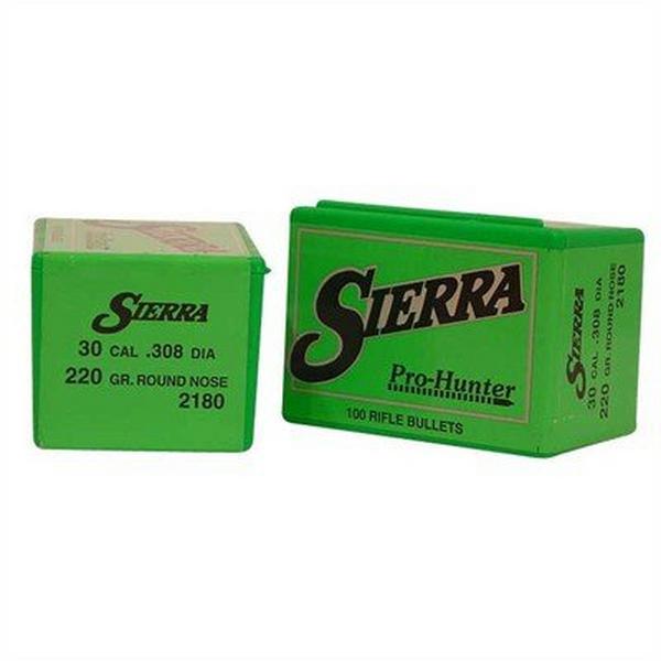 Sierra Bullets Sierra Pro-Hunter 30 Caliber RN Rifle Bullets