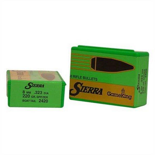 SIERRA BULLETS Sierra GameKing 8mm SBT Rifle Bullets
