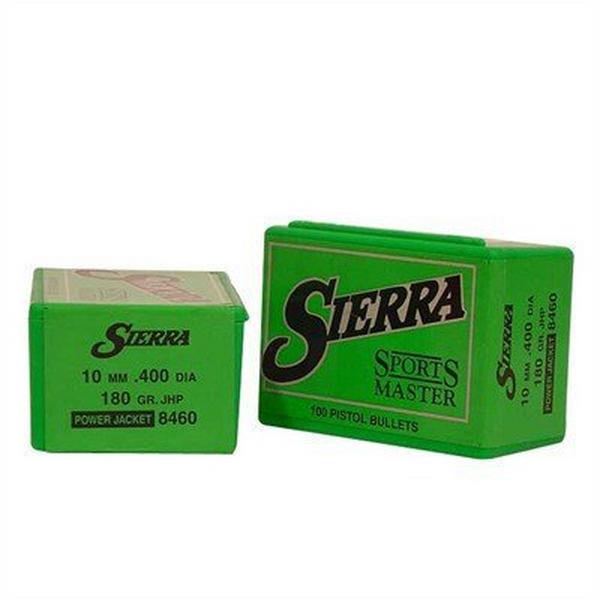 SIERRA BULLETS Sierra Bullet 10MM .400 180gr JHP