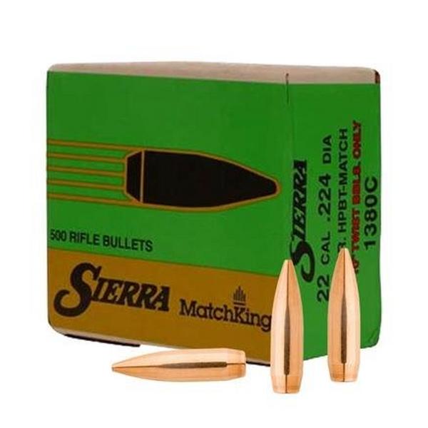 Sierra Bullets Sierra MatchKing 22 Caliber Rifle Bullets