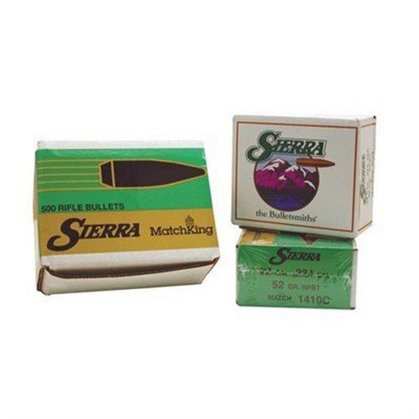 SIERRA BULLETS Sierra MatchKing 22 Caliber HP Rifle Bullets