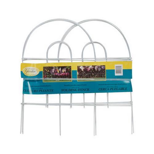 Panacea White Arch Folding Fence - Primary Image