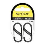 Nite Ize Slidelock Black 2-Pack S Cara Cara Cara Carabiner - Thumbnail 1 of 3