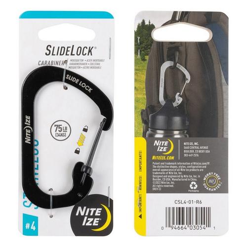 Nite Ize Side Lock #4 Stainless Steel Carabiner - Primary Image