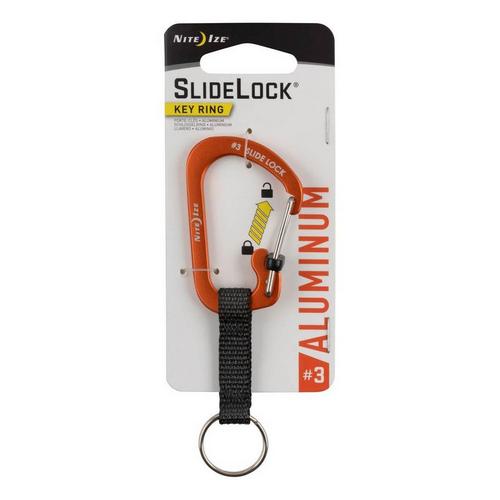 Nite Ize SlideLock with Key Ring Cara Cara Cara Carabiner - Primary Image