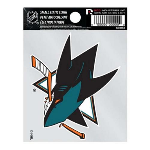 Rico Industries San Jose Sharks Cling Decal - Primary Image