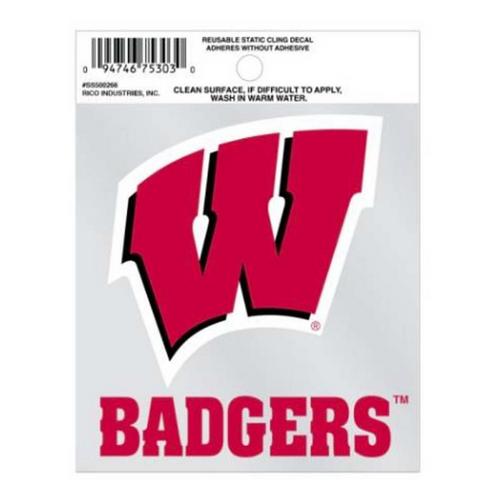 Rico Industries University of Wisconsin Badgers Logo Decal - Primary Image