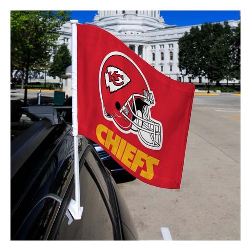 Rico Kansas City Chiefs Car Flag - Primary Image