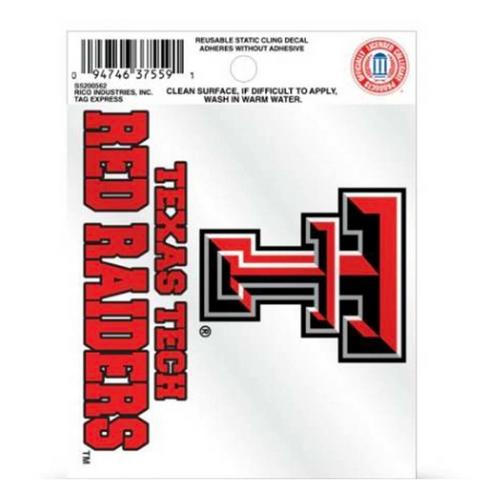 Rico Industries Texas Tech Cling Decal - Primary Image
