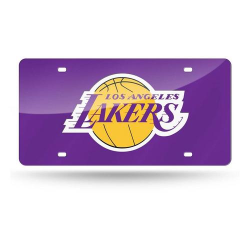 Rico Industries Los Angeles Lakers Laser Cut Tag License Plate - Primary Image