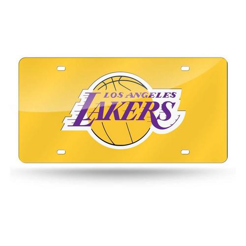 Rico Industries Los Angeles Lakers Laser Cut Tag License Plate - Primary Image