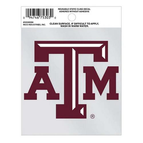 Rico Industries Texas A&M Aggies Cling Decal - Primary Image