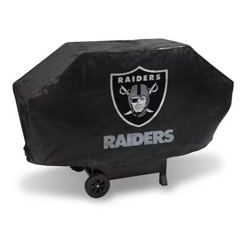 Rico Industries Las Vegas Raiders Deluxe Vinyl Grill Cover - Primary Image