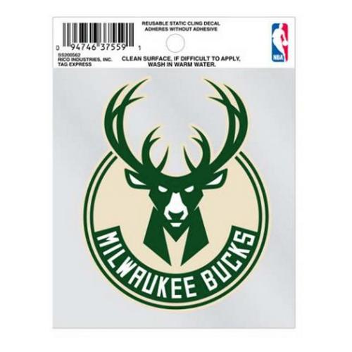 Rico Industries Milwaukee Bucks Logo Decal - Primary Image