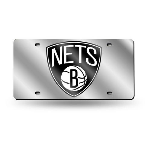 Rico Industries Brooklyn Nets Laser Cut Tag License Plate - Primary Image