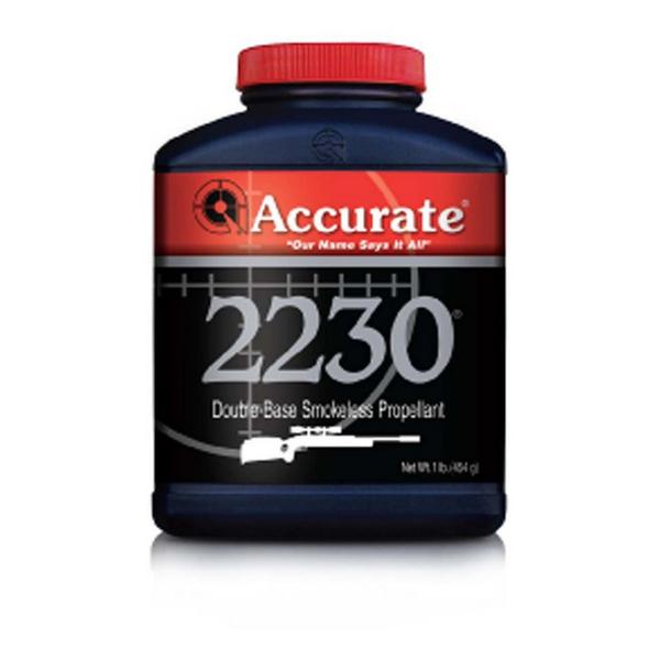 ACCURATE POWDER Accurate 2230 Double-Base Smokeless Rifle Reloading Powder