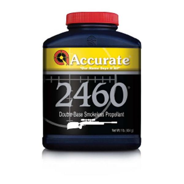 ACCURATE POWDER Accurate 2460 Double-Base Smokeless Rifle Reloading Powder