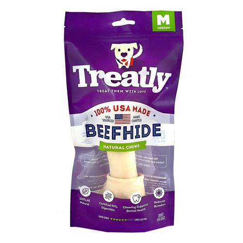 Treatly Beefhide Natural Chew Dog Bone - Primary Image